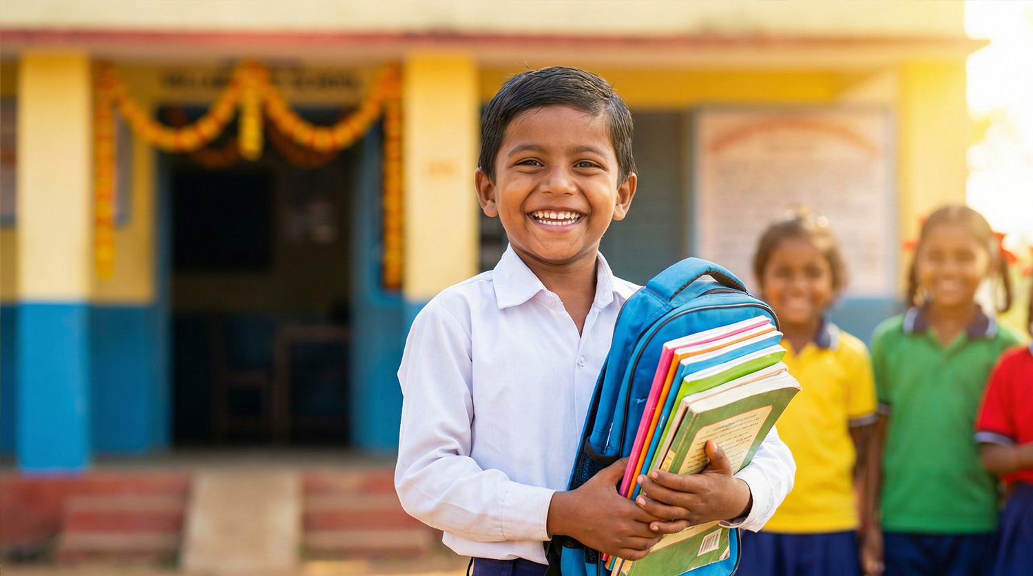 1000 गरीब बच्चों को बंगसमाज फाउंडेशन ने मुफ्त शिक्षा सामग्री वितरित की